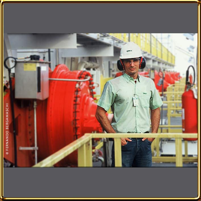 executive portrait at Aracruz Celulose