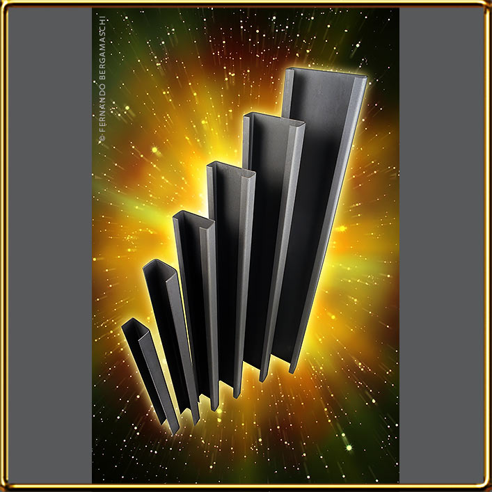 Iron tubes sci-fi photo illustration for Zamprogna